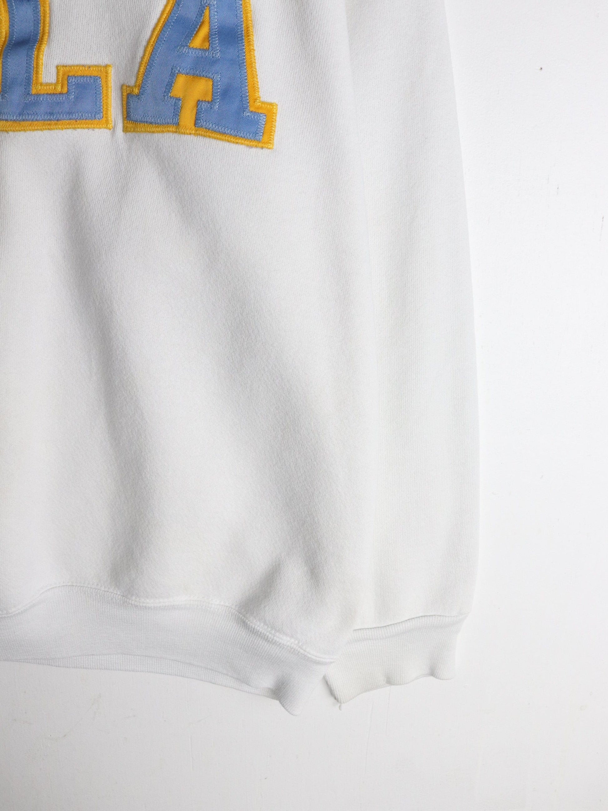 Collegiate Sweatshirts & Hoodies Vintage UCLA Bruins Sweatshirt Fits Mens Large White College