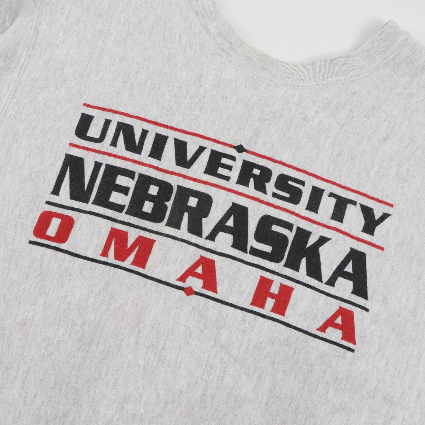 Collegiate Sweatshirts & Hoodies Vintage University Of Nebraska Omaha Sweatshirt Fits Men's Large Grey Collegiate Sweater
