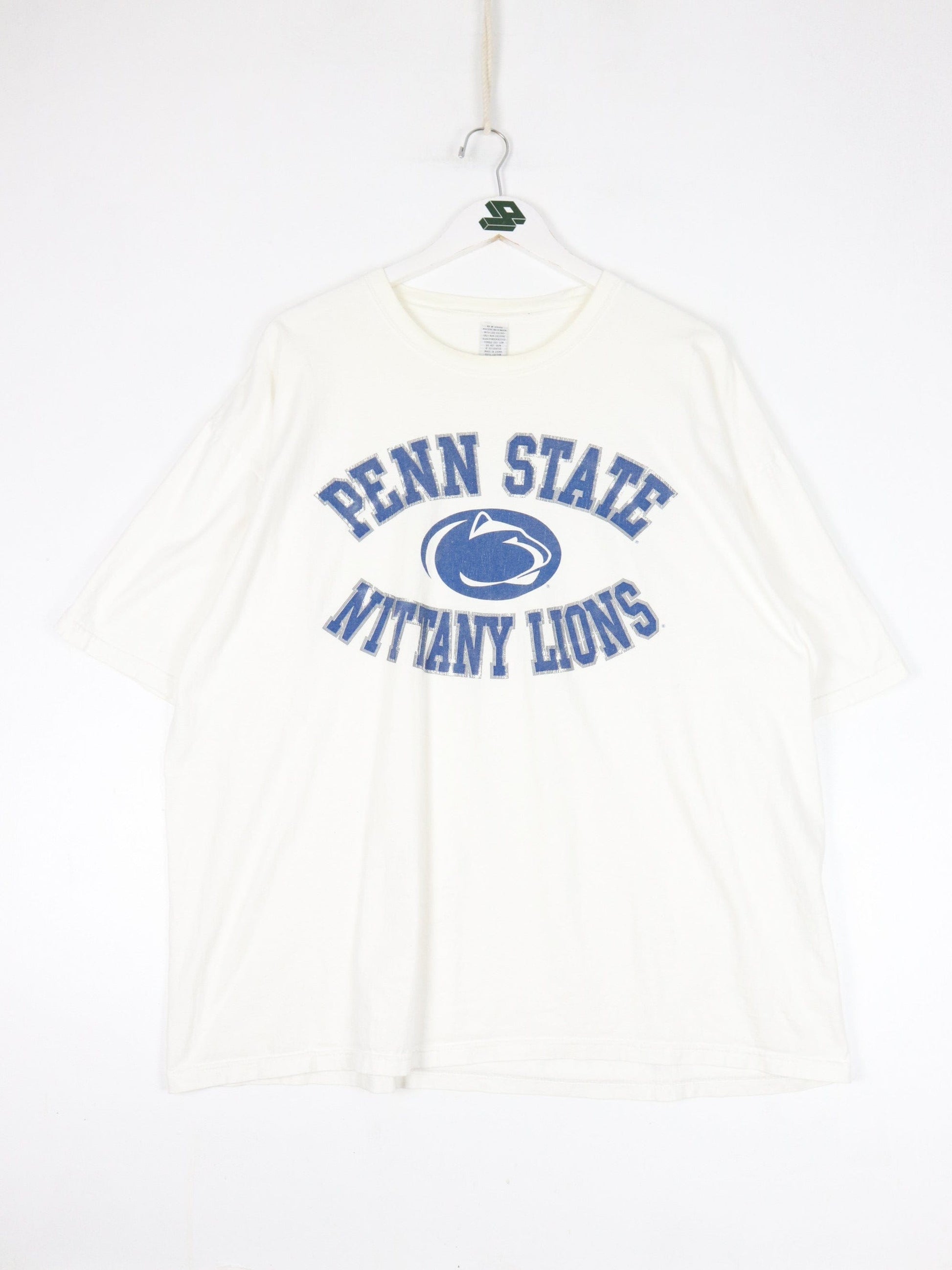 Collegiate T-Shirts & Tank Tops Vintage Penn State Nittany Lions T Shirt Mens 2XL White College