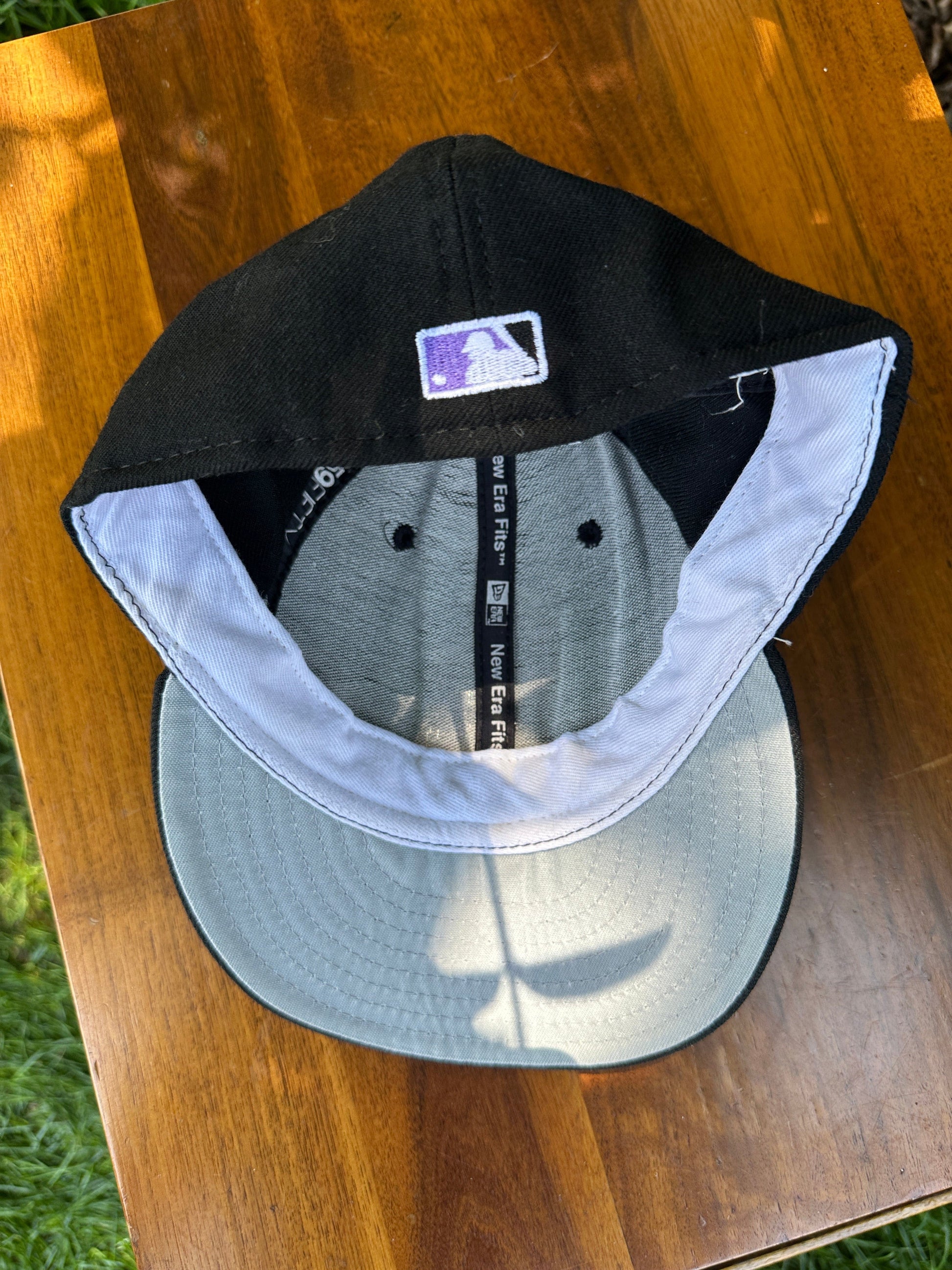 Colorado Rockies Hat Adult 7 3/8 Black from propervintagecanada