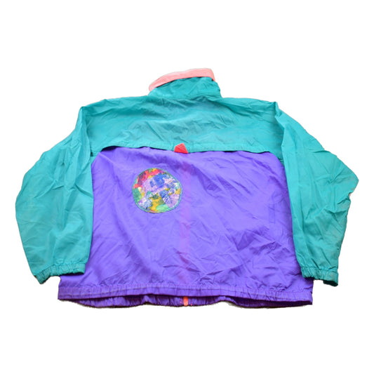 Columbia Clothing > Gender Neutral Adult Clothing > Jackets & Coats Vintage 1990s Columbia Color Block Windbreaker Jacket Men's XL