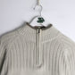 Columbia Knitwear Columbia Sweater Mens Medium Beige Knit