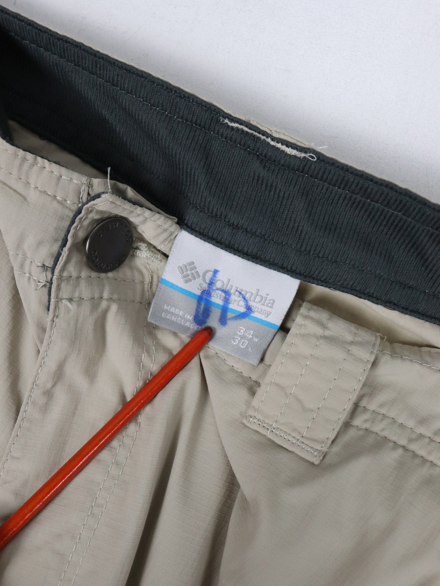 Columbia Pants Columbia Pants Mens 34 x 30 Beige Convertible Hiking