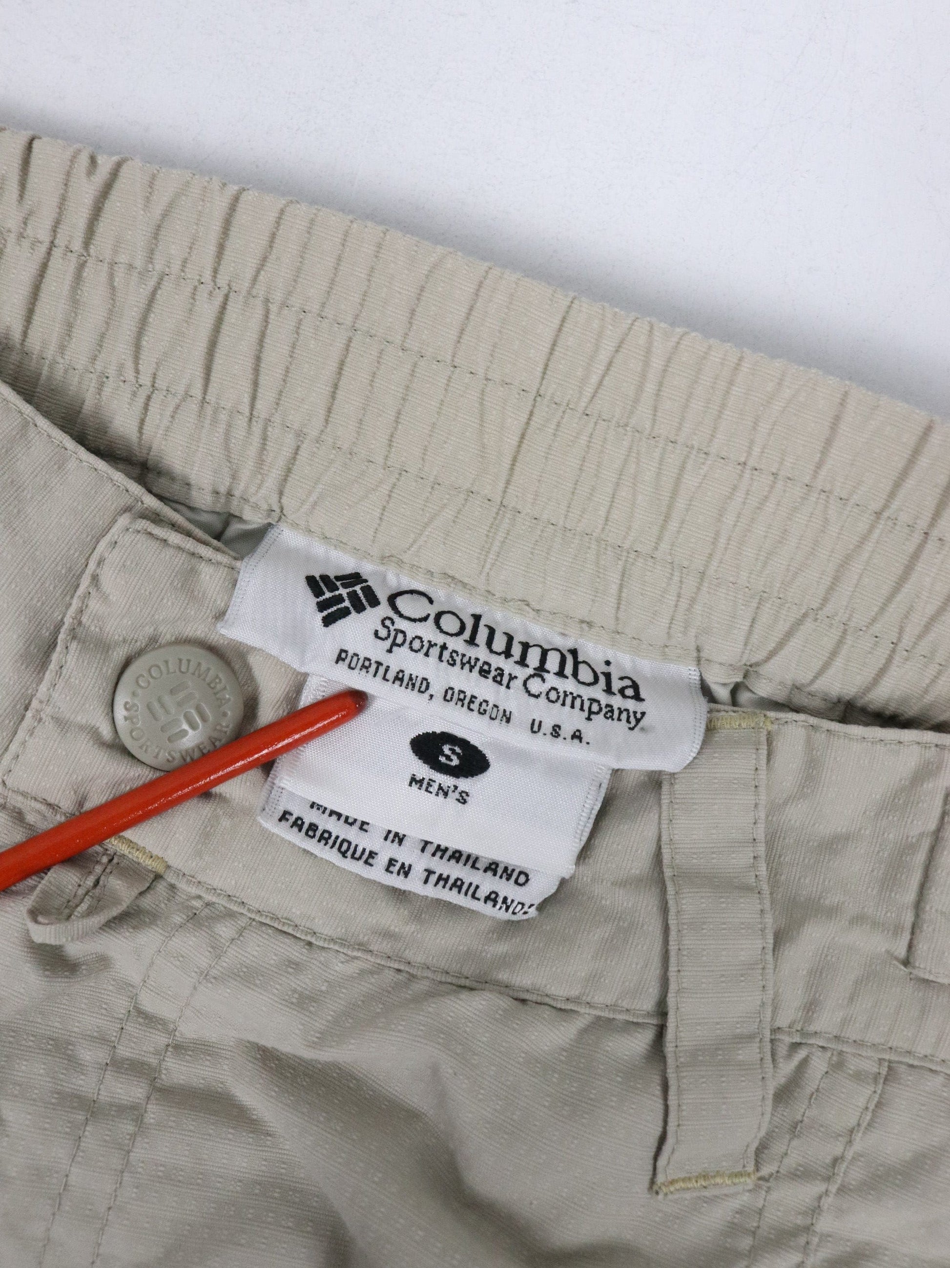 Columbia Pants Columbia Pants Mens Small Beige Convertible Hiking Outdoors