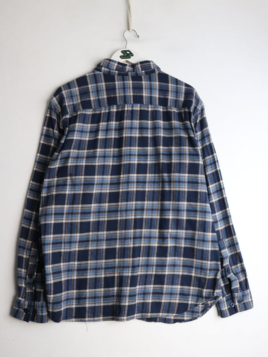 Columbia Shirt Mens XL Blue Button Up Flannel from propervintagecanada