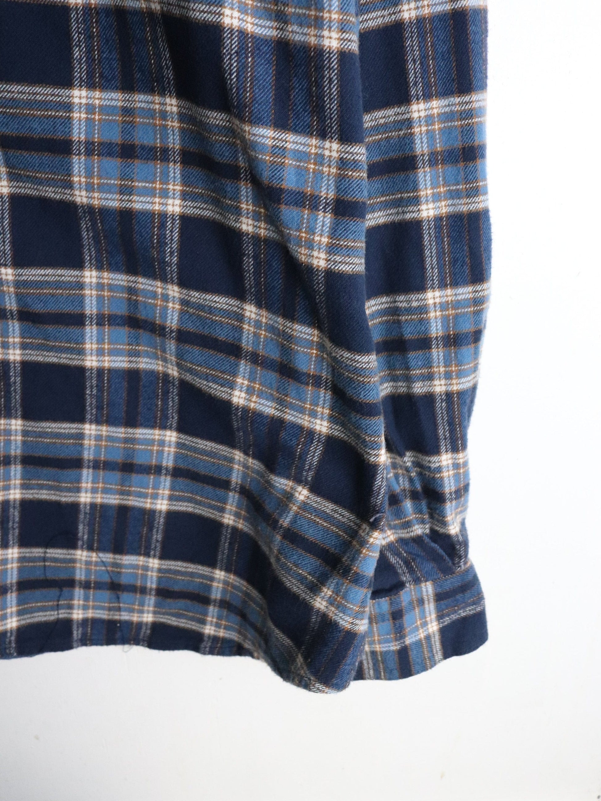 Columbia Shirt Mens XL Blue Button Up Flannel from propervintagecanada