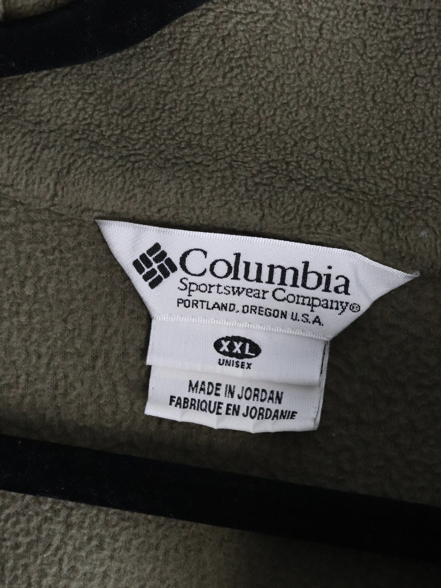 Columbia Sweater Mens 2XL Green Fleece from propervintagecanada