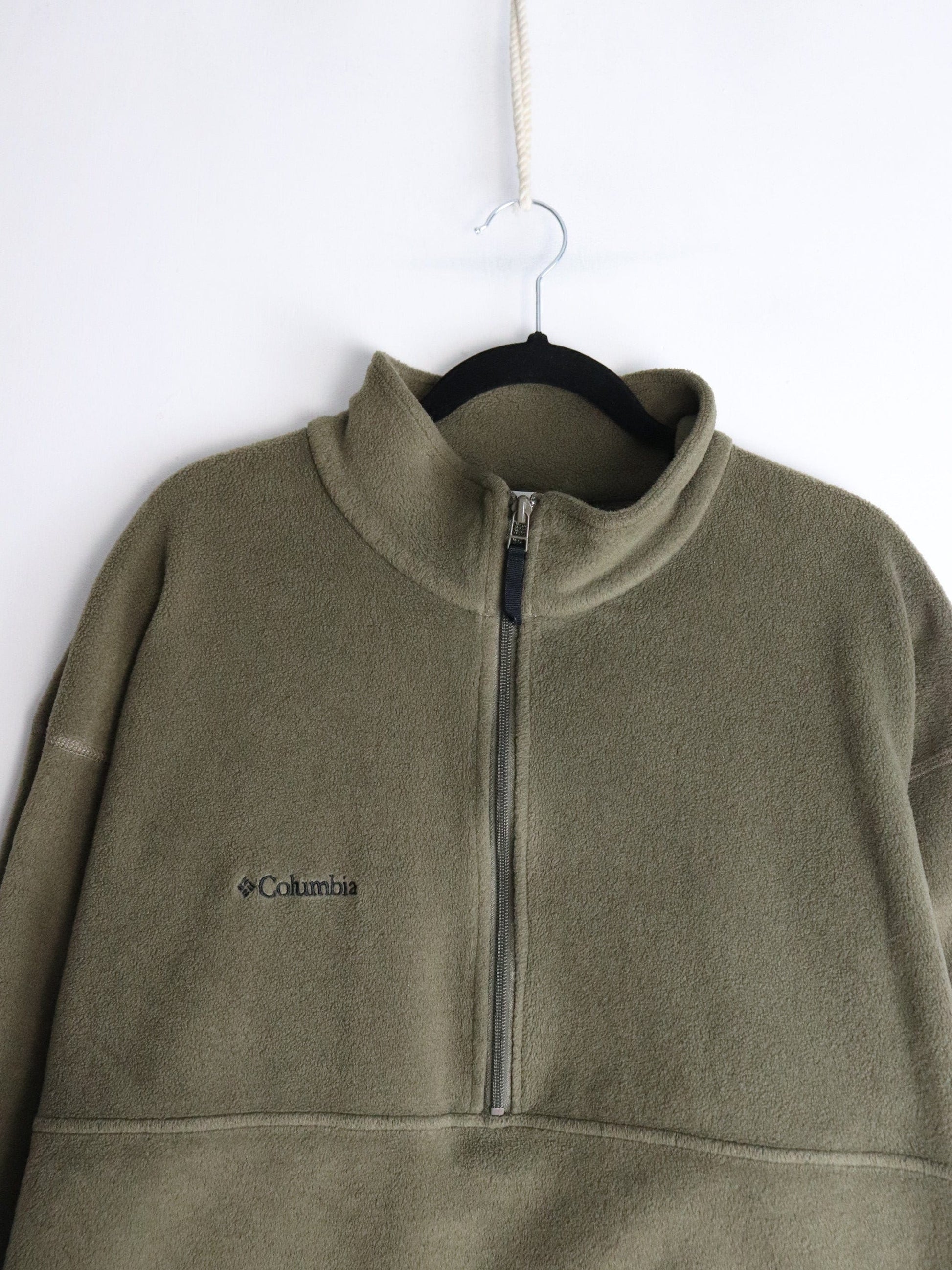 Columbia Sweater Mens 2XL Green Fleece from propervintagecanada