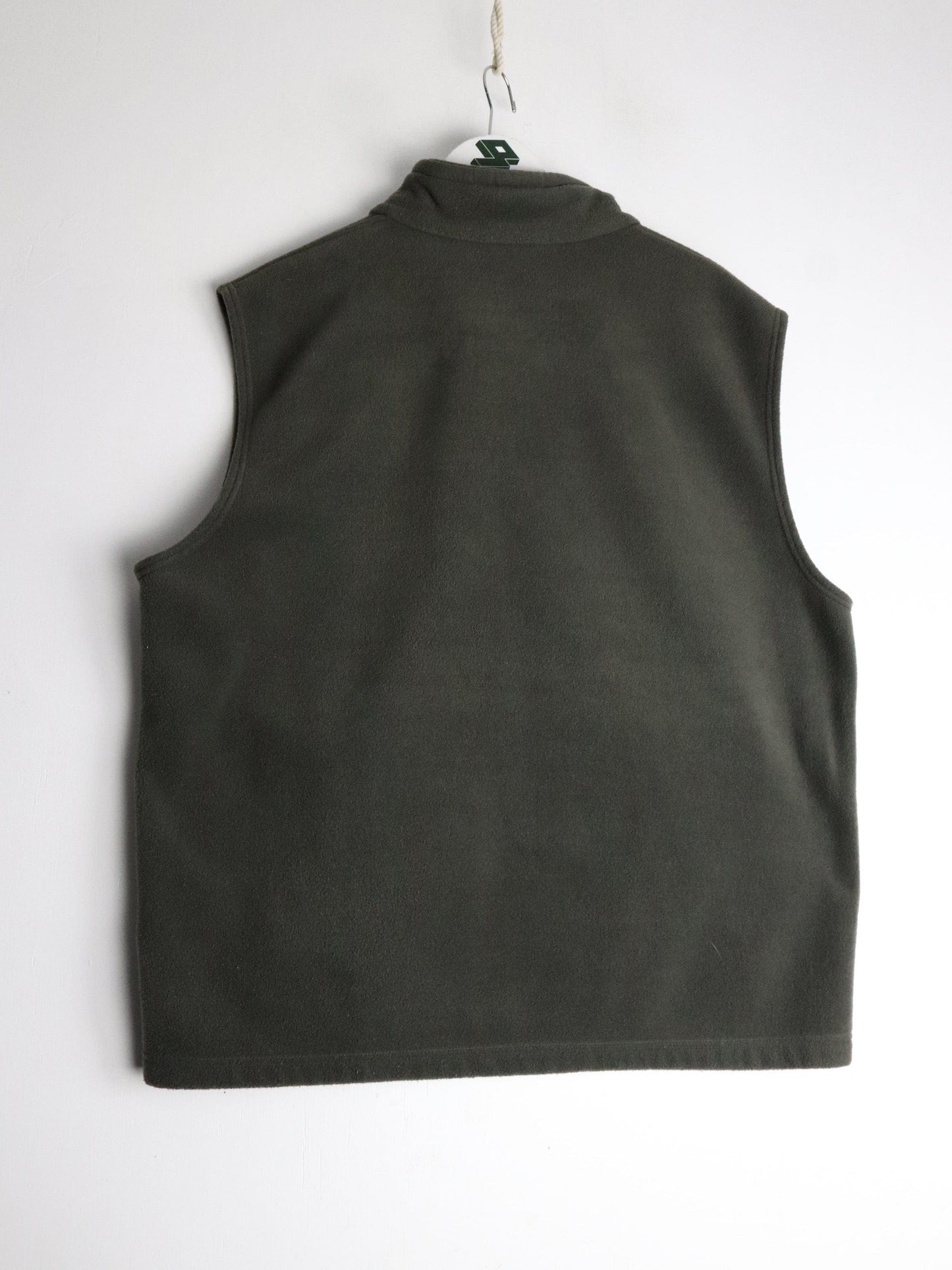 Columbia Sweater Mens XL Green Fleece Vest