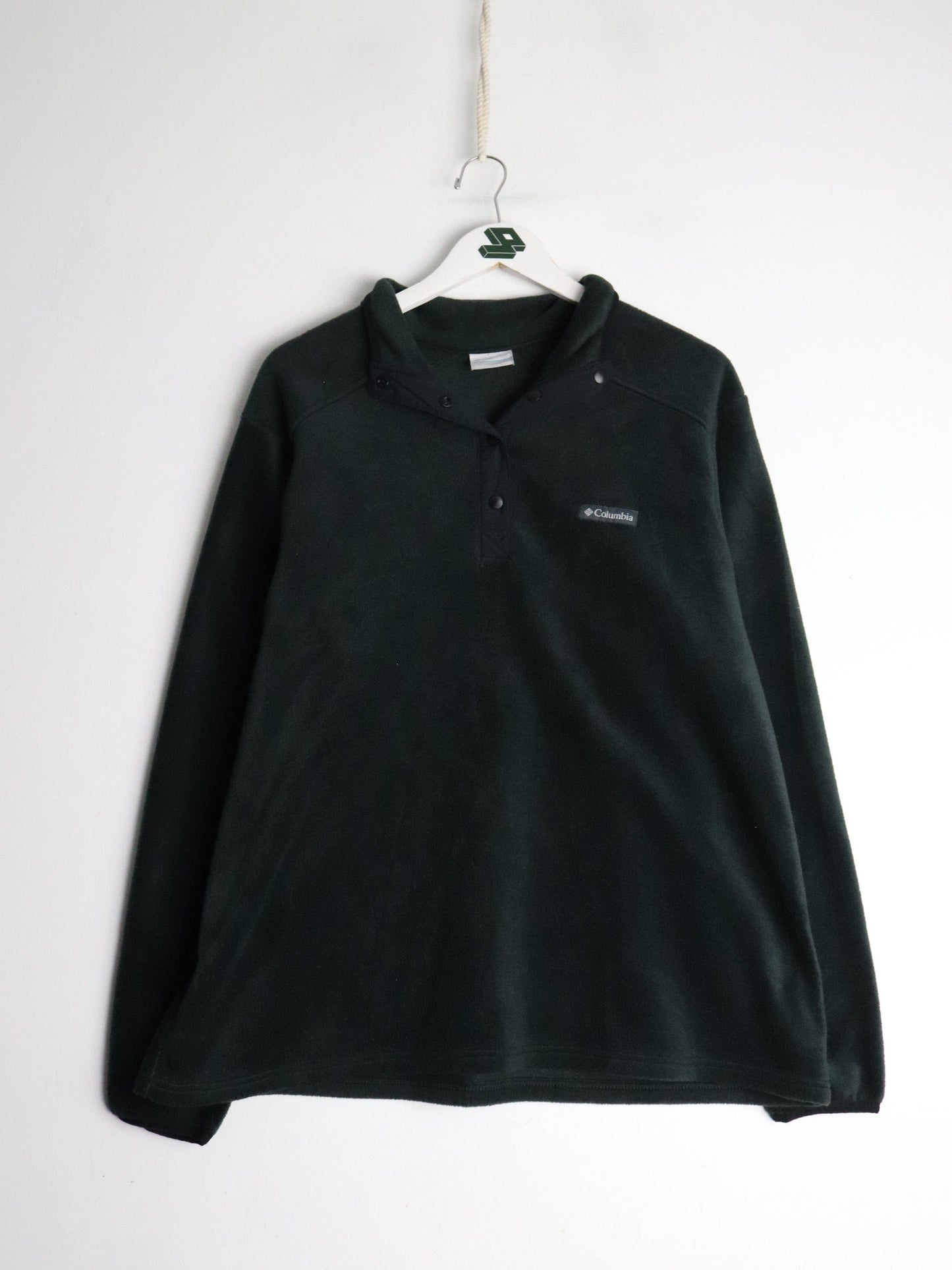 Columbia Sweater Womens 2XL Black Fleece Snap T from propervintagecanada