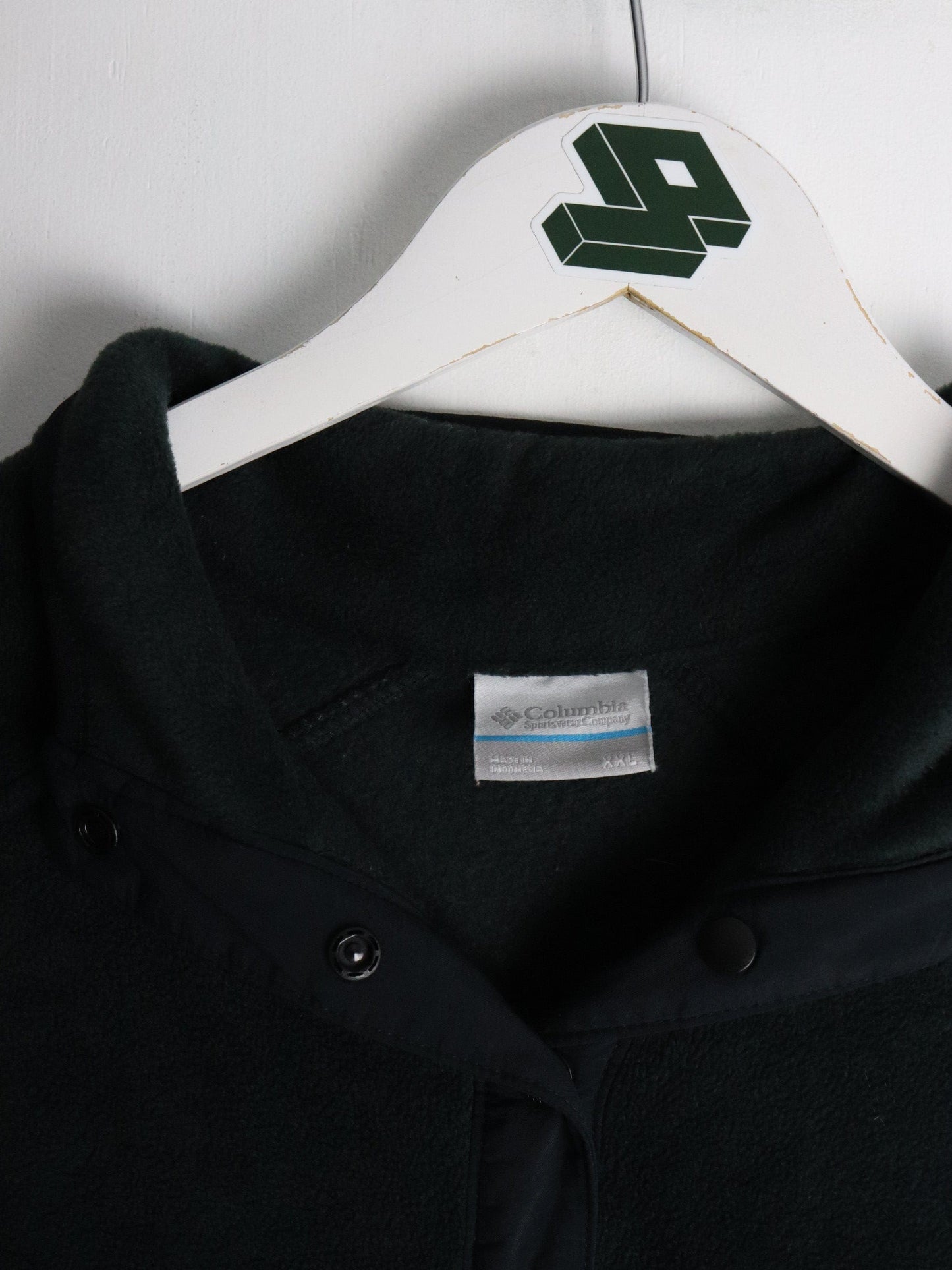 Columbia Sweater Womens 2XL Black Fleece Snap T from propervintagecanada