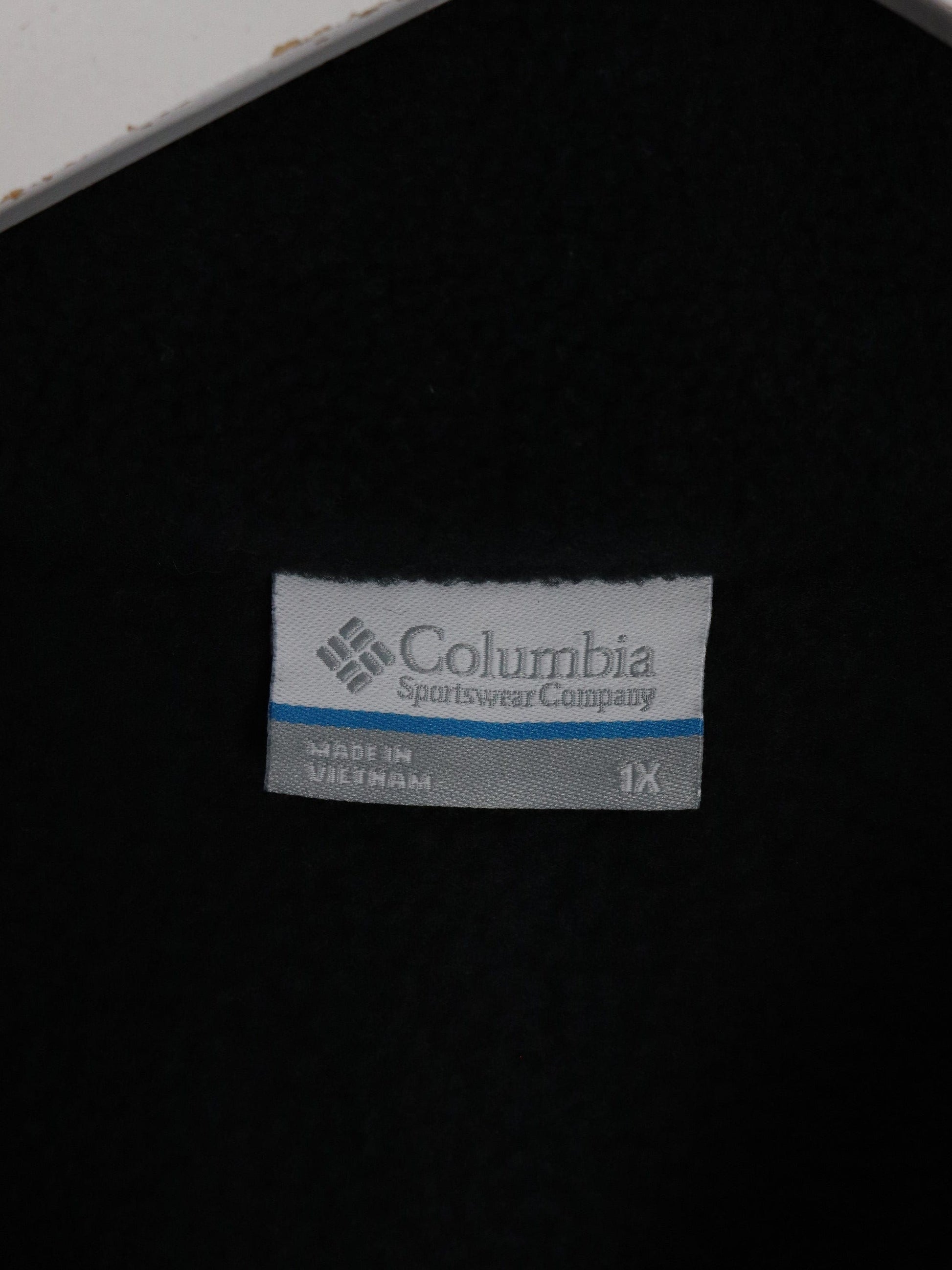 Columbia Sweatshirts & Hoodies Columbia Sweater Womens 1X Black Fleece Full Zip Outdoors