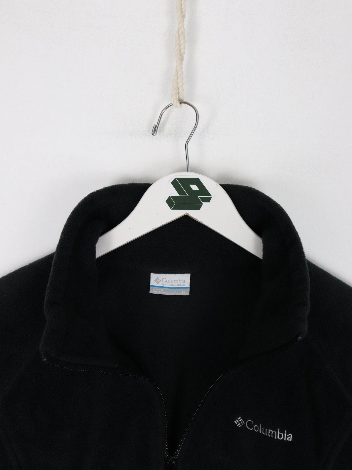 Columbia Sweatshirts & Hoodies Columbia Sweater Womens 1X Black Fleece Full Zip Outdoors