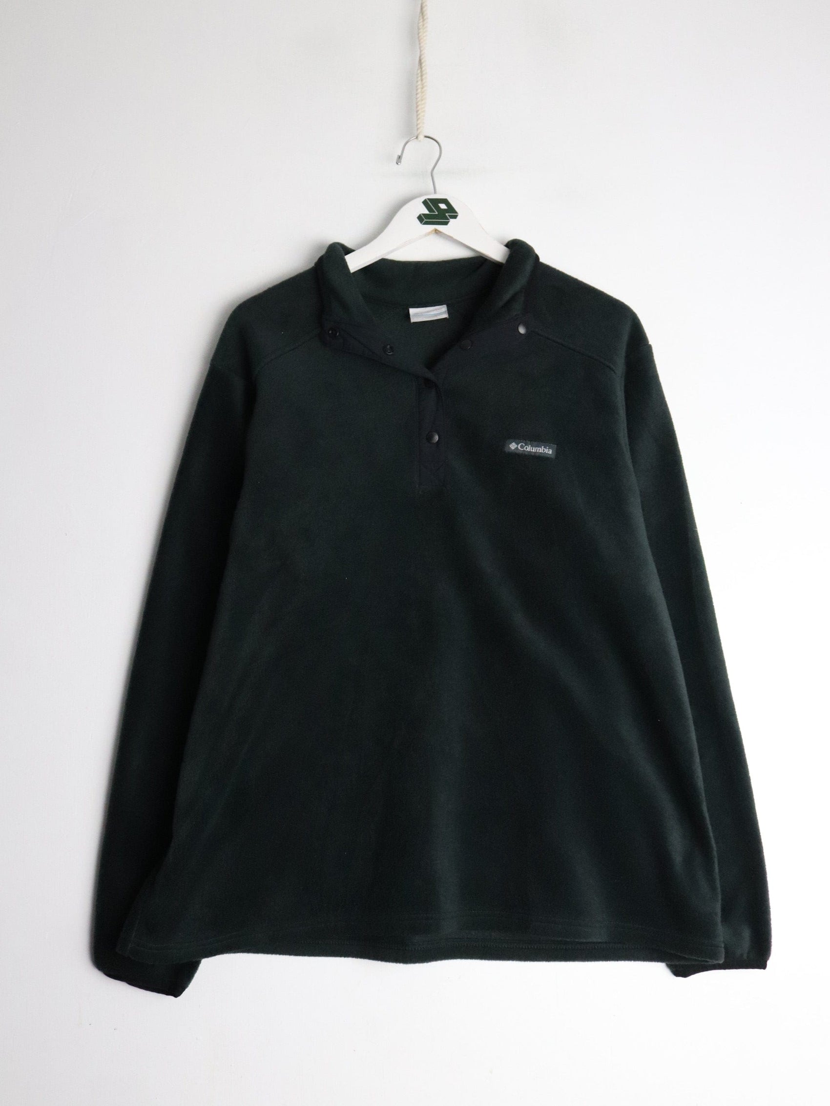 Columbia Sweatshirts & Hoodies Columbia Sweater Womens 2XL Black Fleece Snap T