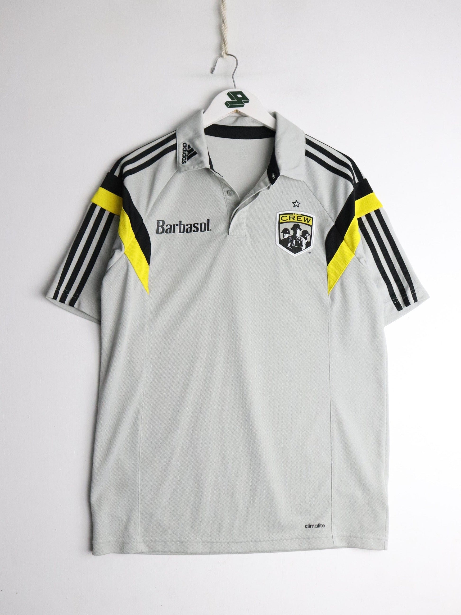 Columbus Crew Soccer Jersey Mens Medium Grey MLS Adidas from propervintagecanada