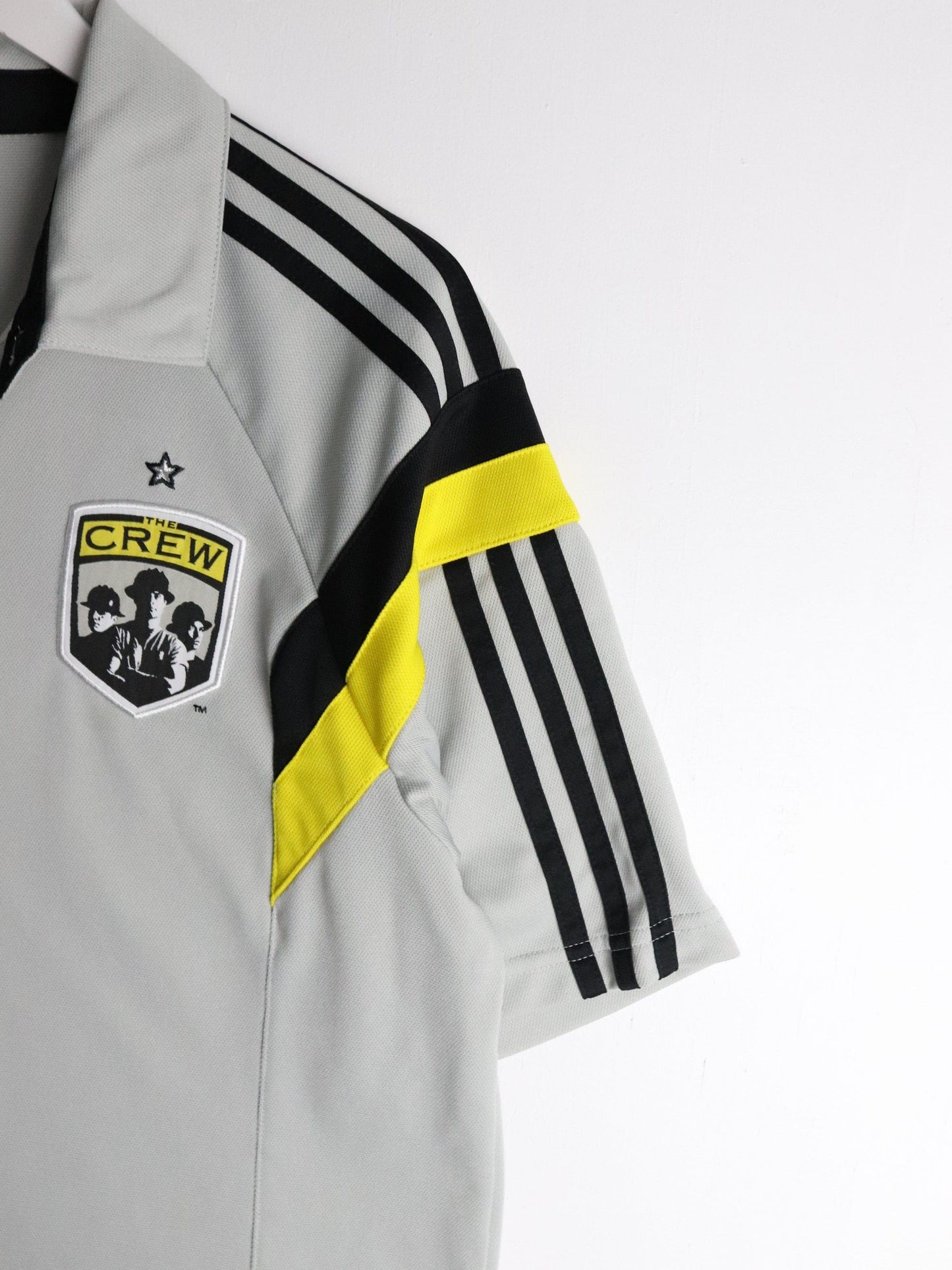 Columbus Crew Soccer Jersey Mens Medium Grey MLS Adidas from propervintagecanada
