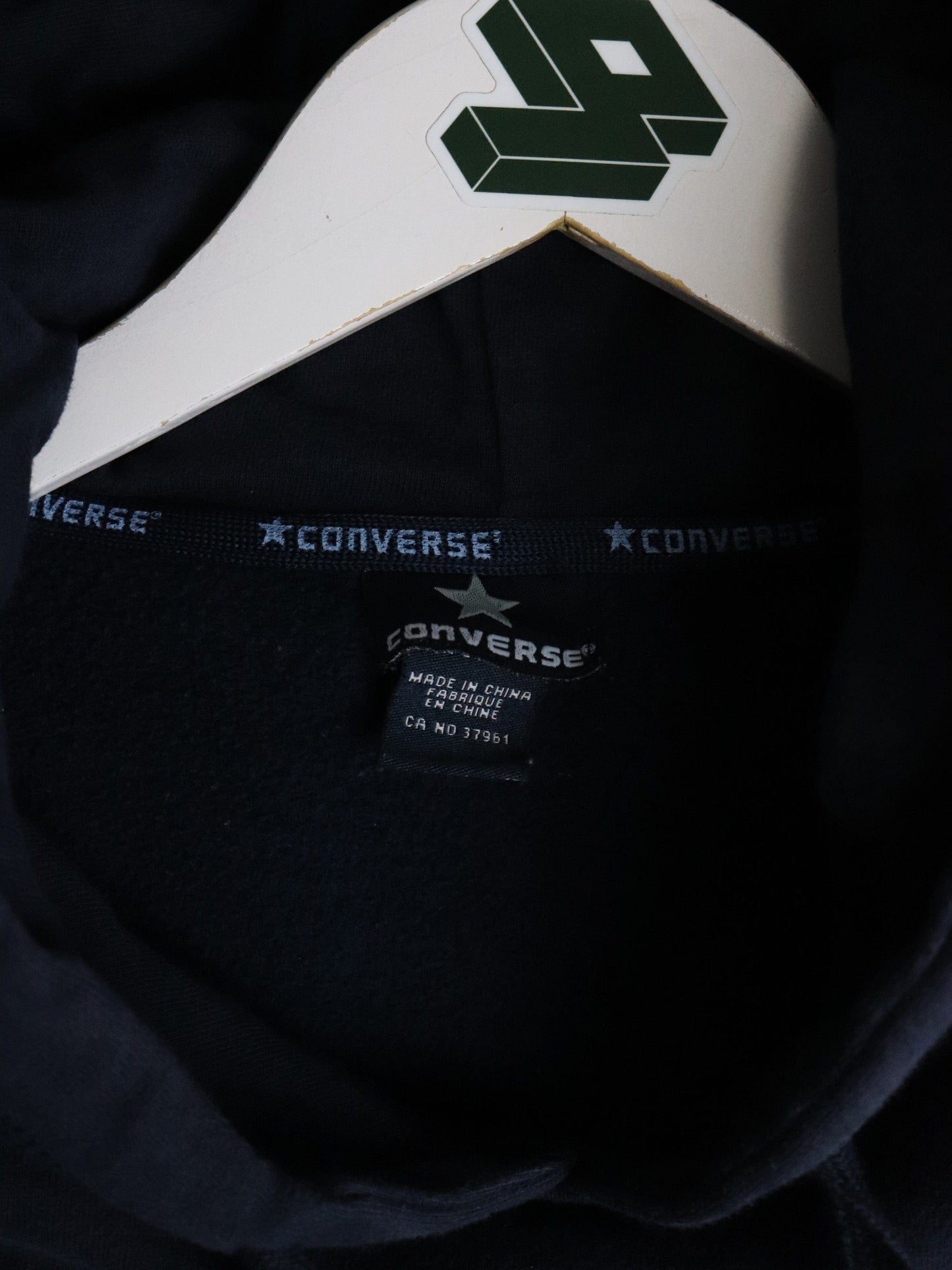 Converse Sweatshirt Mens Small Blue Hoodie from propervintagecanada