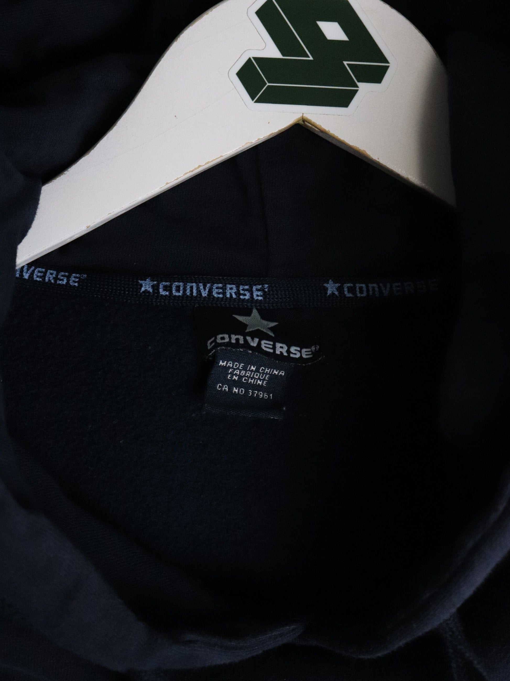 Converse Sweatshirt Mens Small Blue Hoodie from propervintagecanada