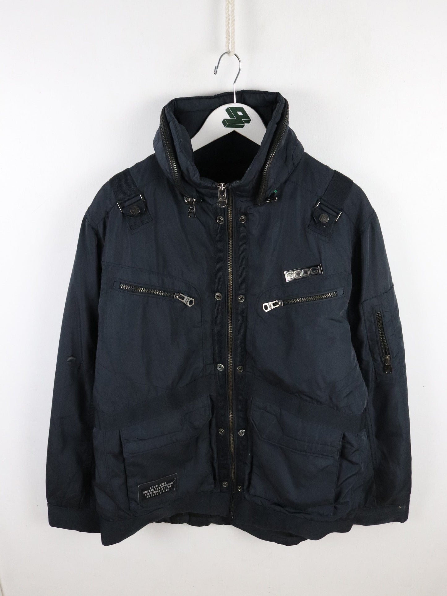 Coogi Jacket Mens Large Blue from propervintagecanada