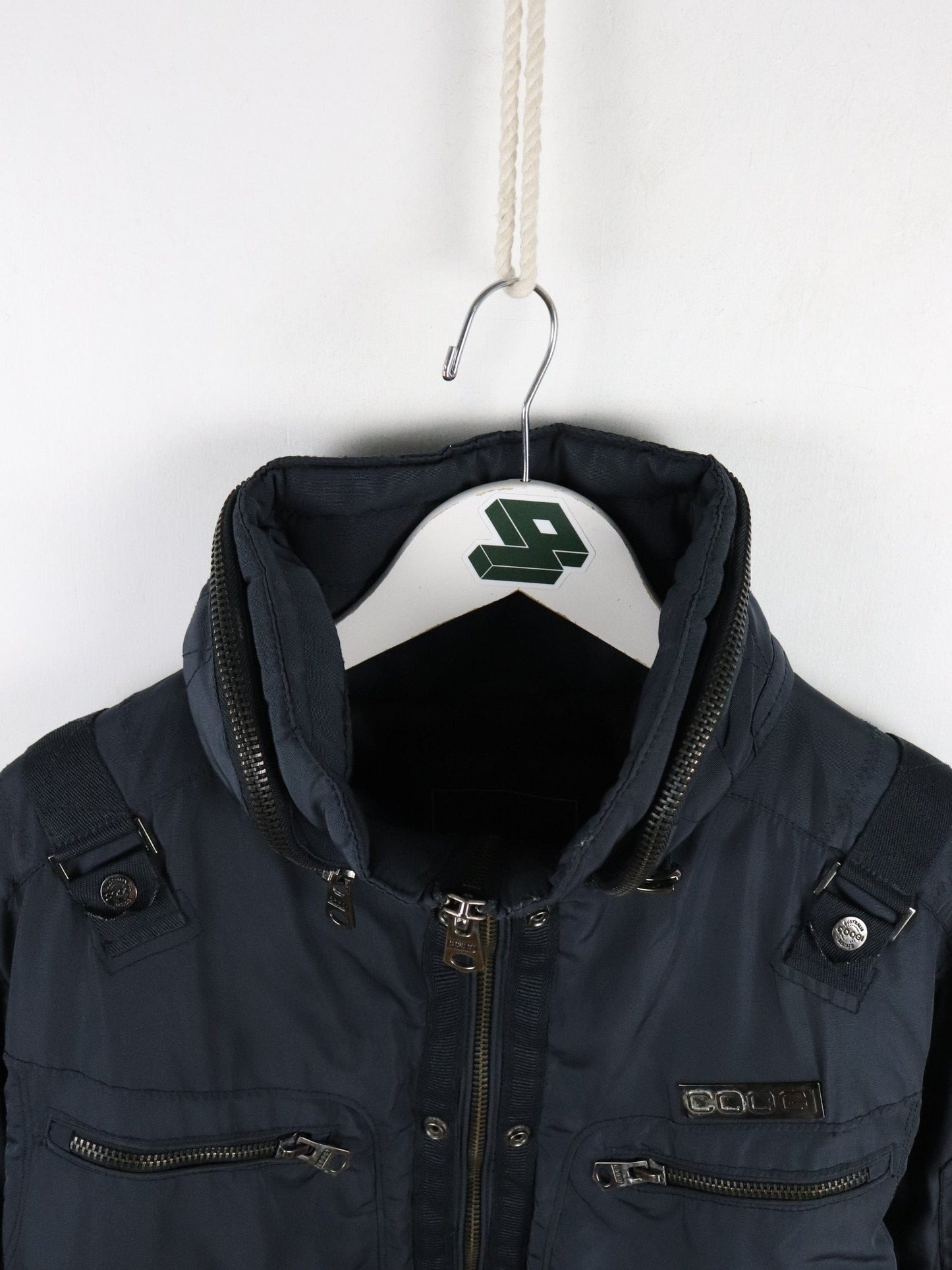 Coogi Jacket Mens Large Blue from propervintagecanada