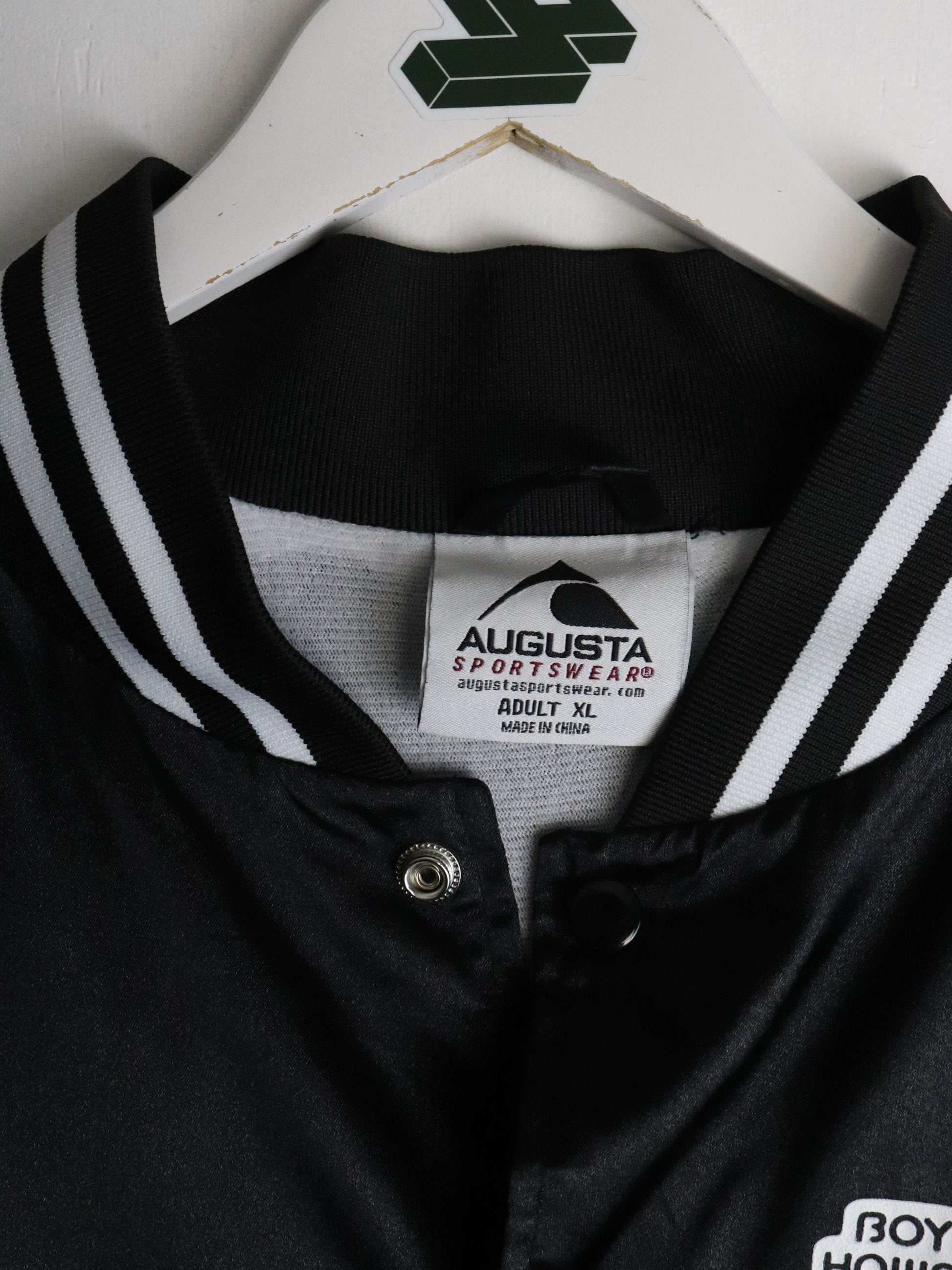 Creem Magazine Jacket Mens XL Black Satin from propervintagecanada