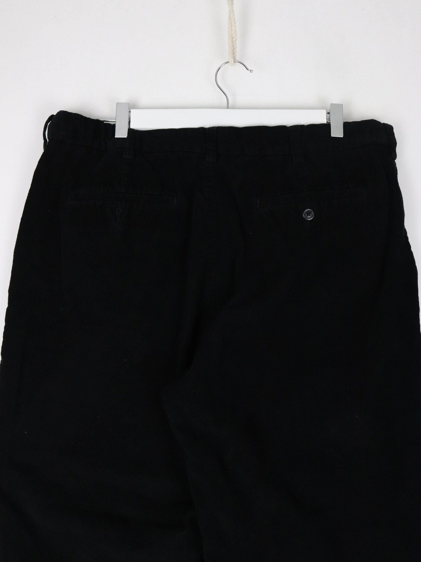 Croft & Barrow Pants Fits Mens 36 x 27 Black Corduroy Trousers