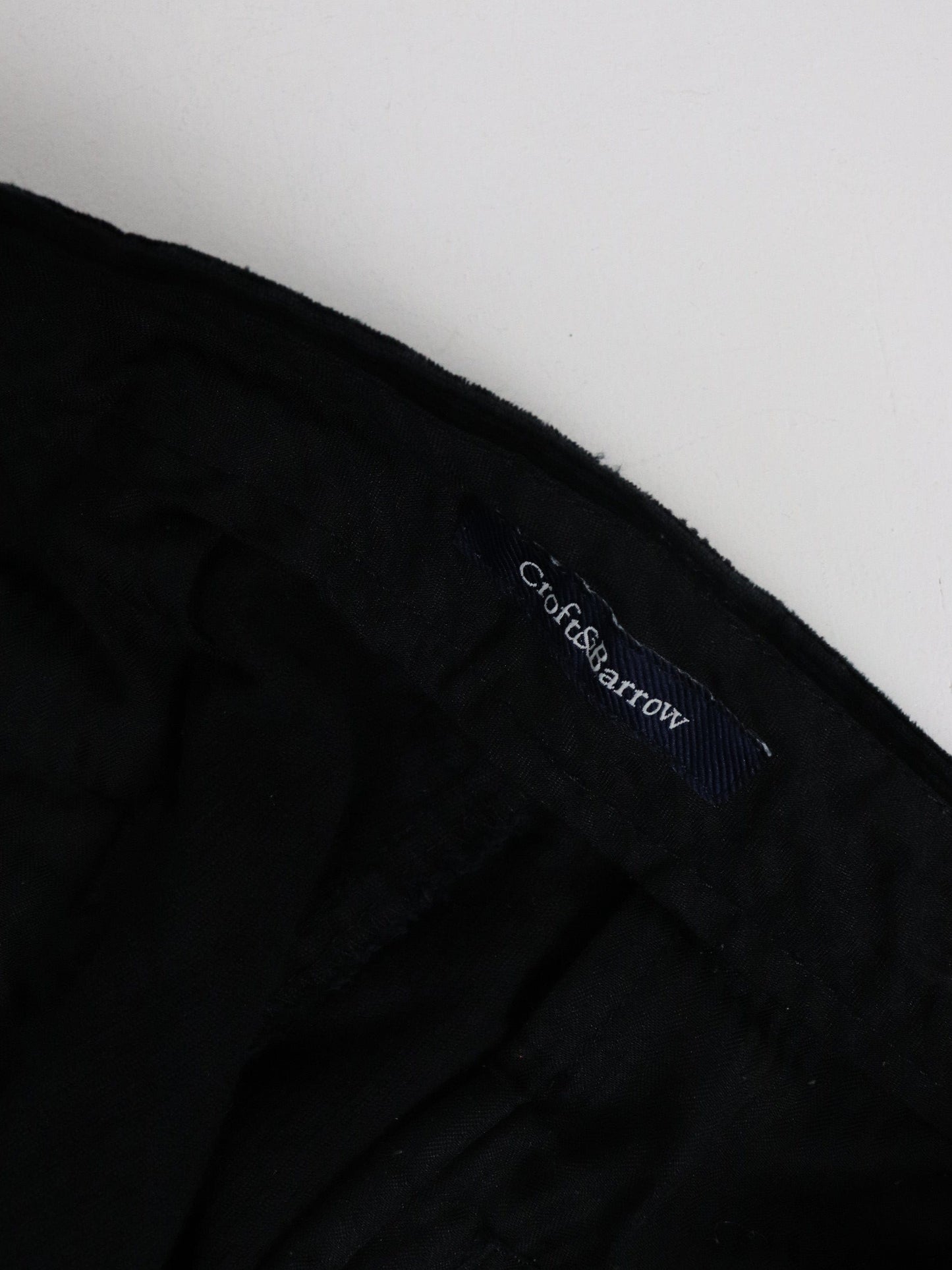 Croft & Barrow Pants Fits Mens 36 x 27 Black Corduroy Trousers