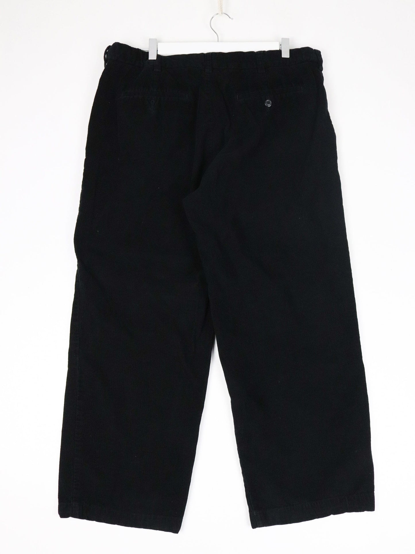 Croft & Barrow Pants Fits Mens 36 x 27 Black Corduroy Trousers