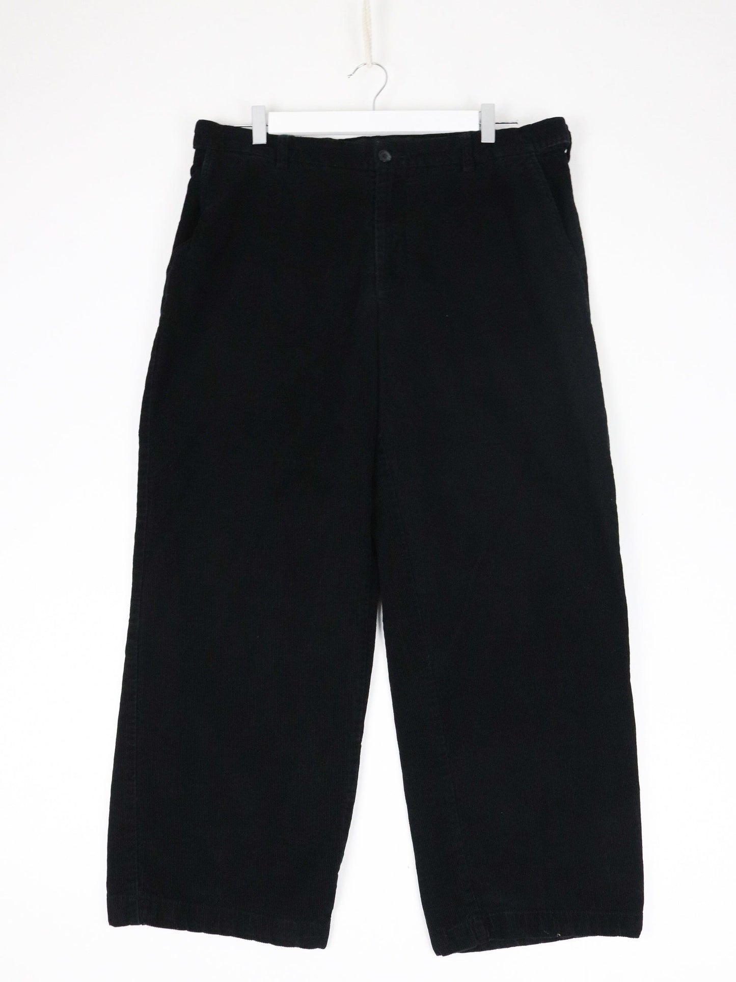 Croft & Barrow Pants Fits Mens 36 x 27 Black Corduroy Trousers