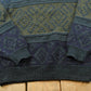 Vintage 1980s Sears Acrylic Knitted Crewneck Sweater Men's M