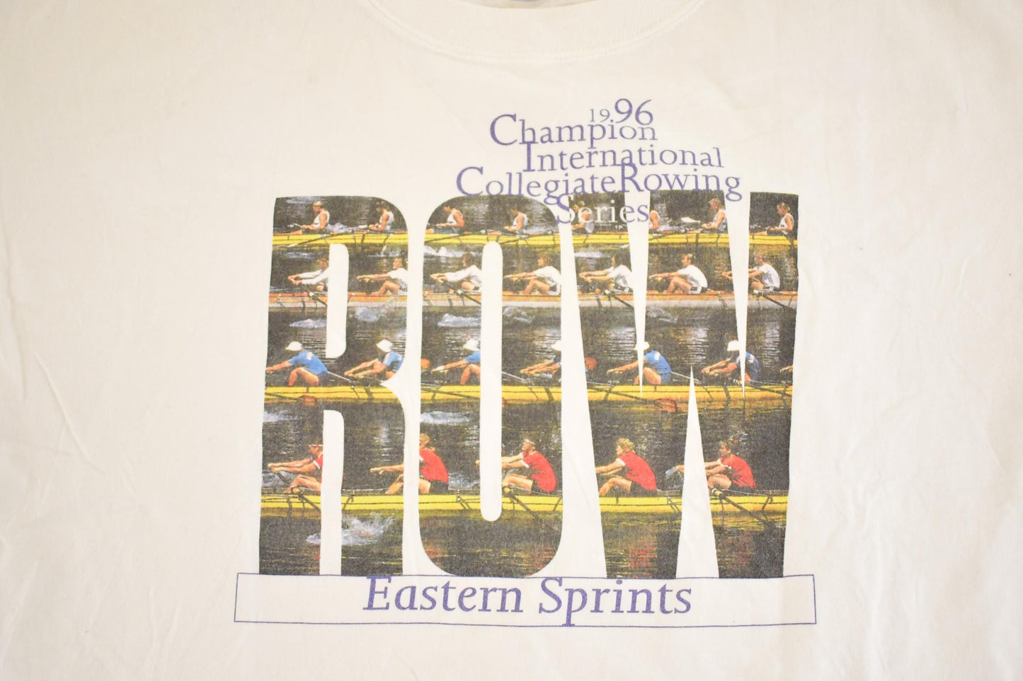 Vintage 1996 Rowing Souvenir Watersports T-Shirt Mens XL