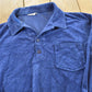 Vintage 1980s Majestic Collared Velour Sweater Men's S