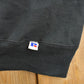 Vintage 1990s Russell Athletic Blank Black Turtleneck Sweatshirt Men's L