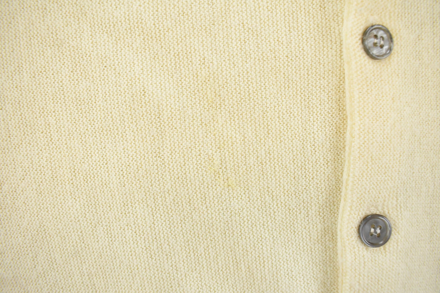 Vintage 1980s Hochschild Kohn Cream White Knitted Cardigan Sweater Men's M