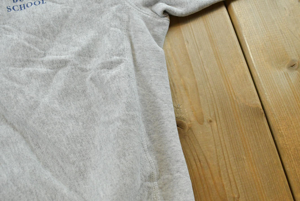 Vintage 1990s Columbia Business School Lee Cross Grain Reverse Weave Style Crewneck Sweatshirt Men's M
