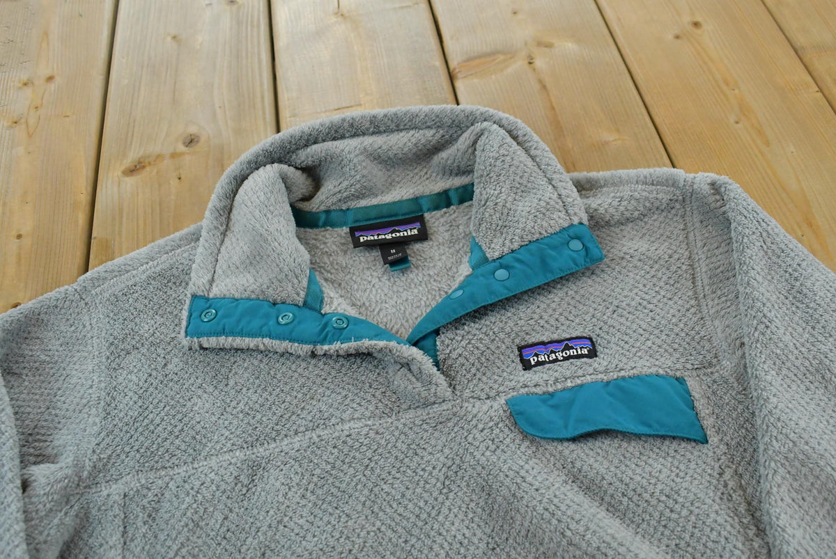 Vintage 2000s Patagonia Fleece Snap T Sweater Women's S
