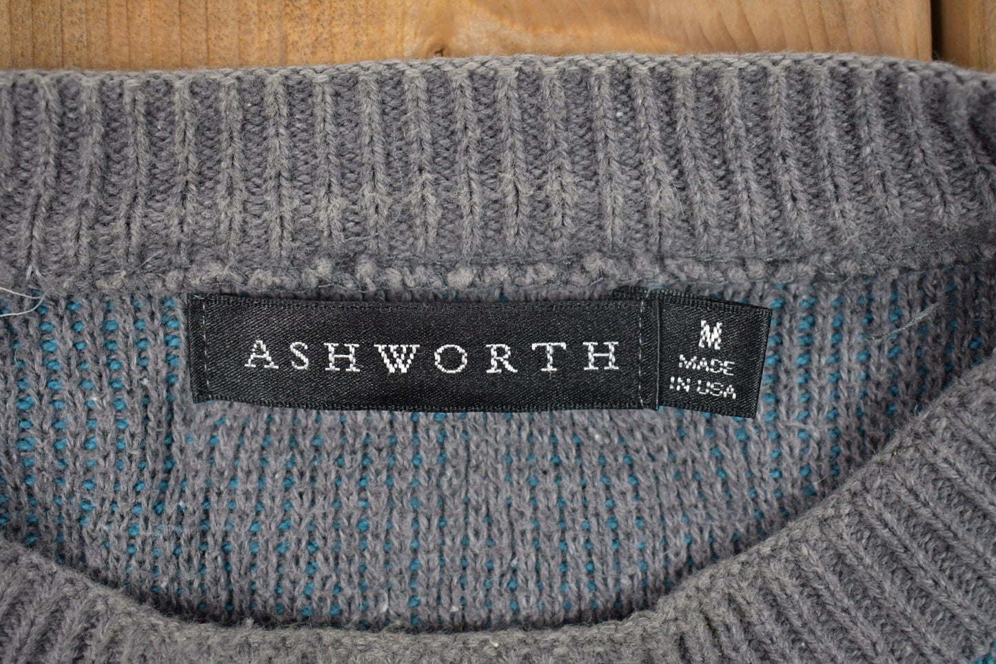 Vintage Knitted Ashworth Sweater Men's XL