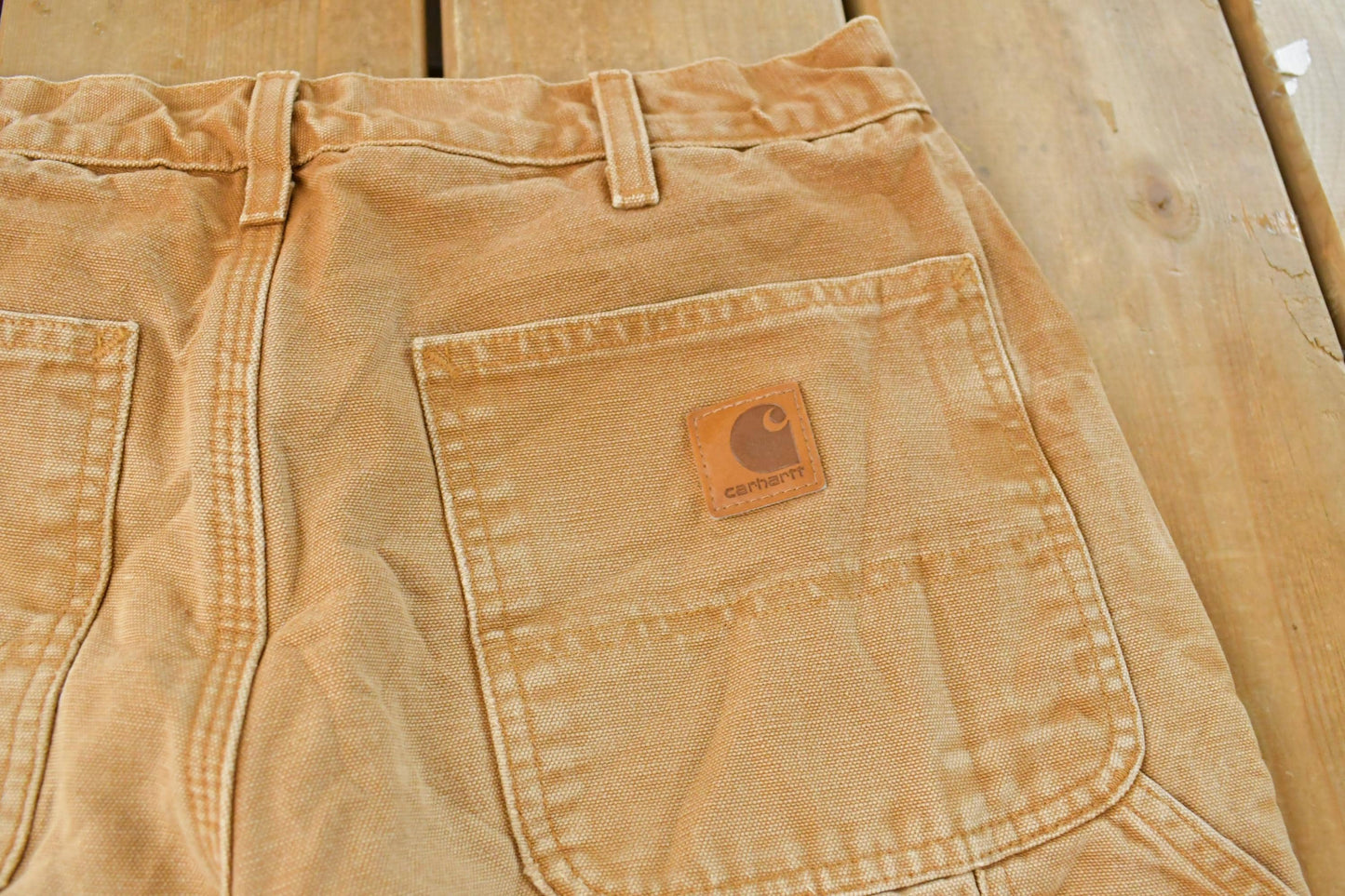 Vintage 2000s Carhartt Flannel Lined Canvas Work Pants Men's 31 x 30