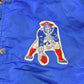 Vintage 1980s New England Patriots NFL Satin Snap Button Bomber Jacket Men's Medium