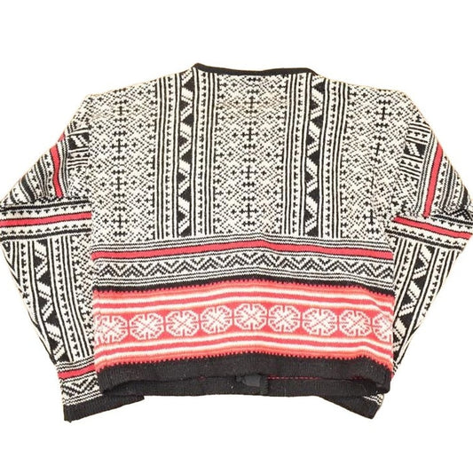 Vintage 1990s Laura Ashley Wool Knit Cardigan Sweater Women's S