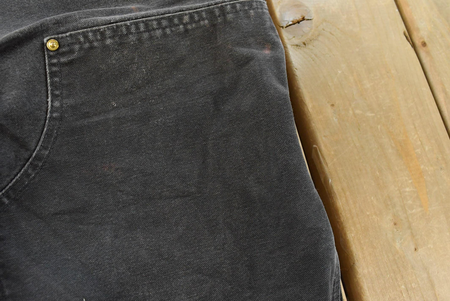 Vintage 2000s Carhartt Double Knee Denim Black Jeans Men's 34 x 30
