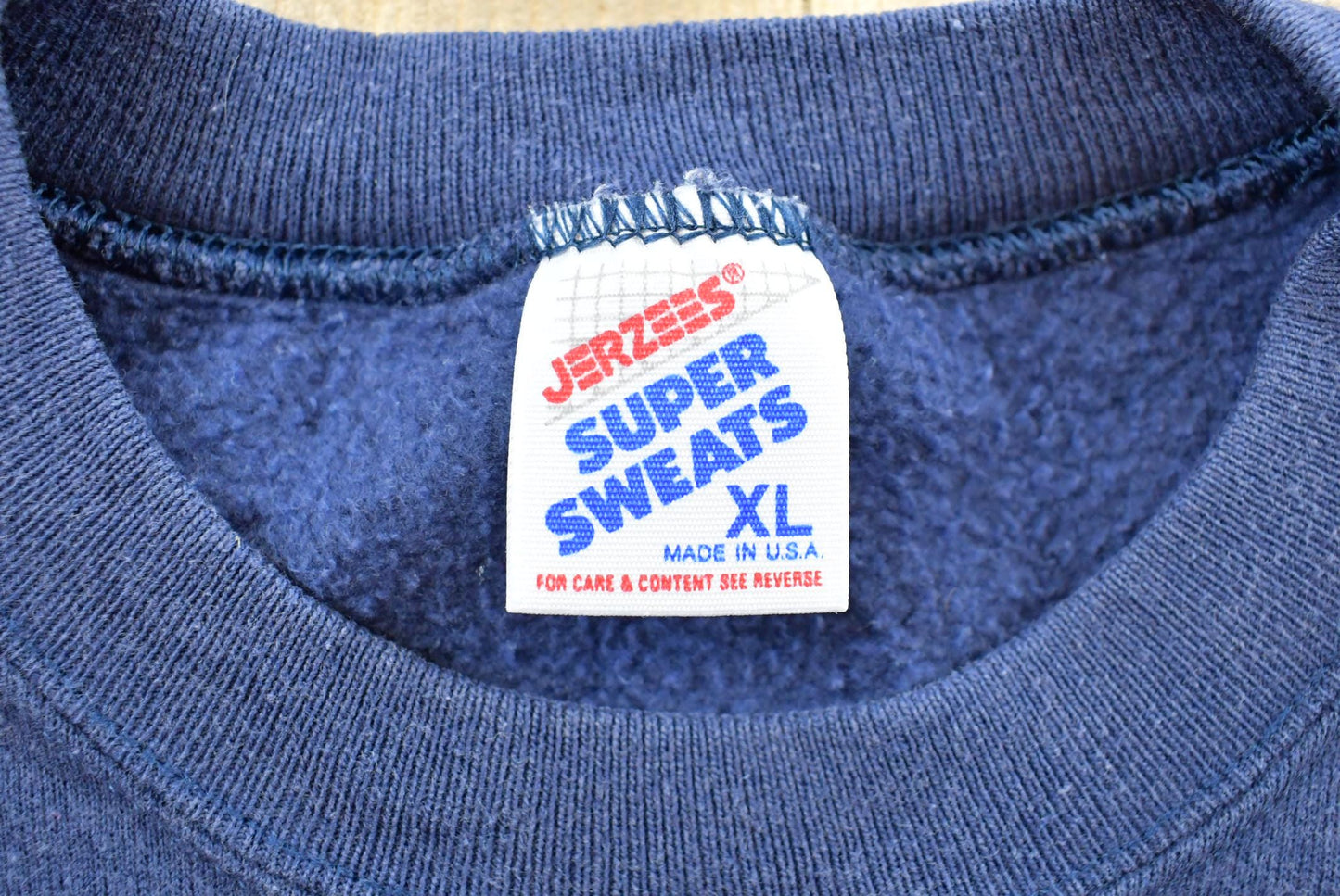 Vintage 1990s Shore House Camping Vacation Embroidered Funny Crewneck Sweatshirt Men's L