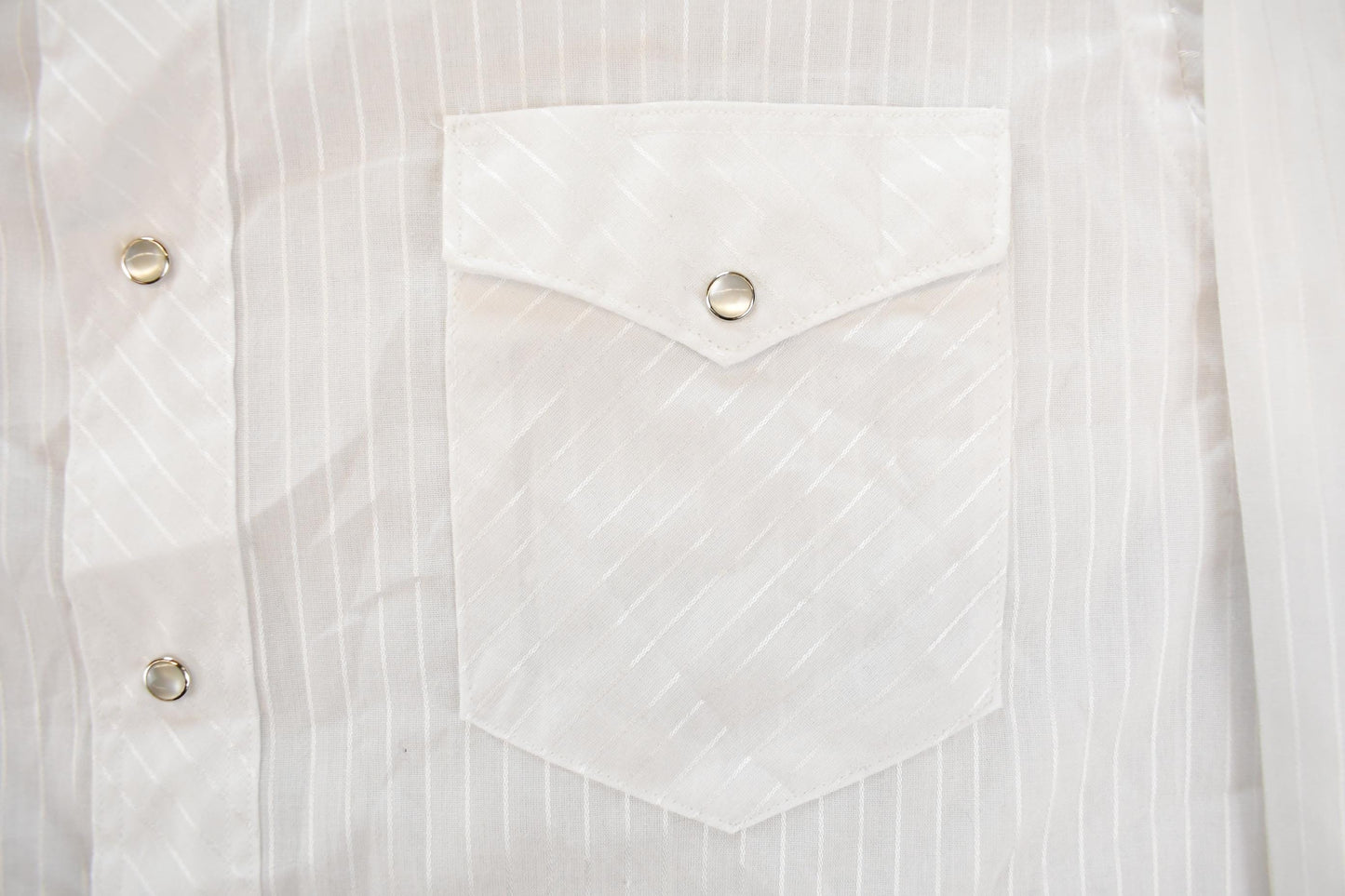 Vintage 1990s Wrangler Cowboy Cut Striped Western Pearl Snap Button Up Shirt Men's L