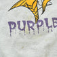 Vintage 1990s Minnesota Vikings I Bleed Purple NFL Crewneck Sweatshirt Mens M