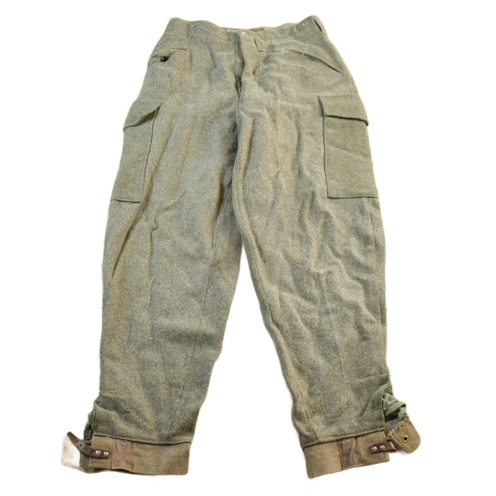 Vintage 1960s Military Wool Trousers Men's 30 x 29