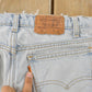 Vintage 1990s Levi's Orange Tab 550 Relaxed Tapered Denim Jeans Student 28 x 32