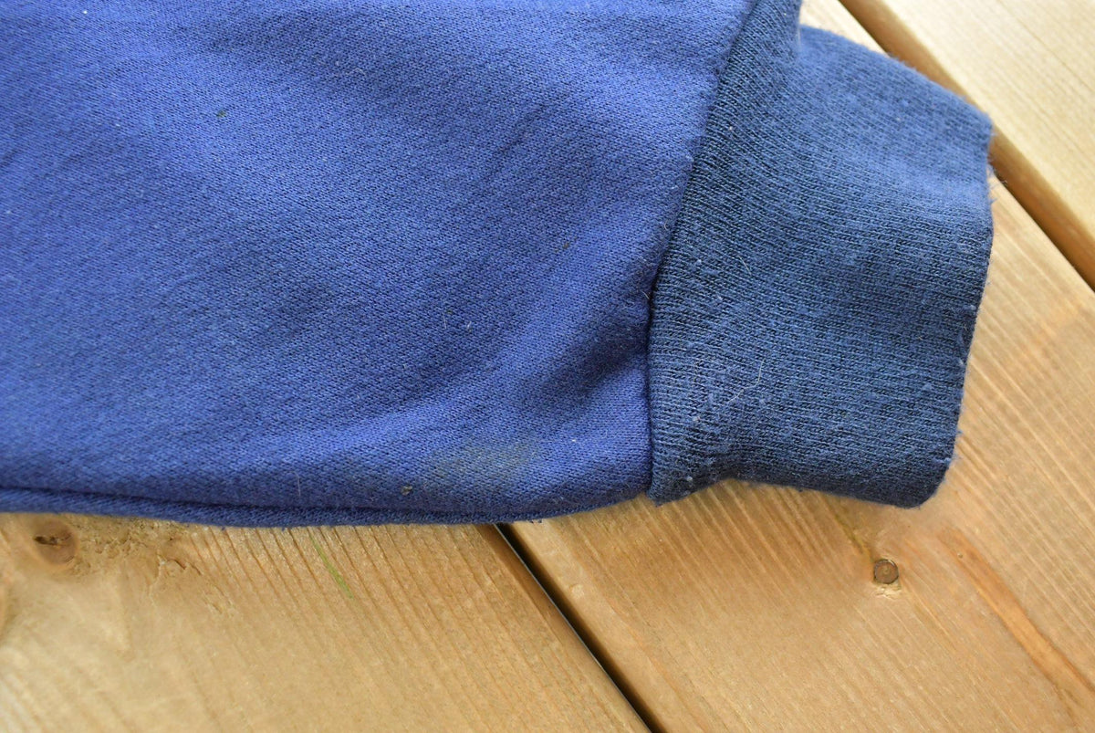 Vintage 1990s Sno King Blue Thermal Lined Full Zip Up Hoodie Sweatshirt Men's XL