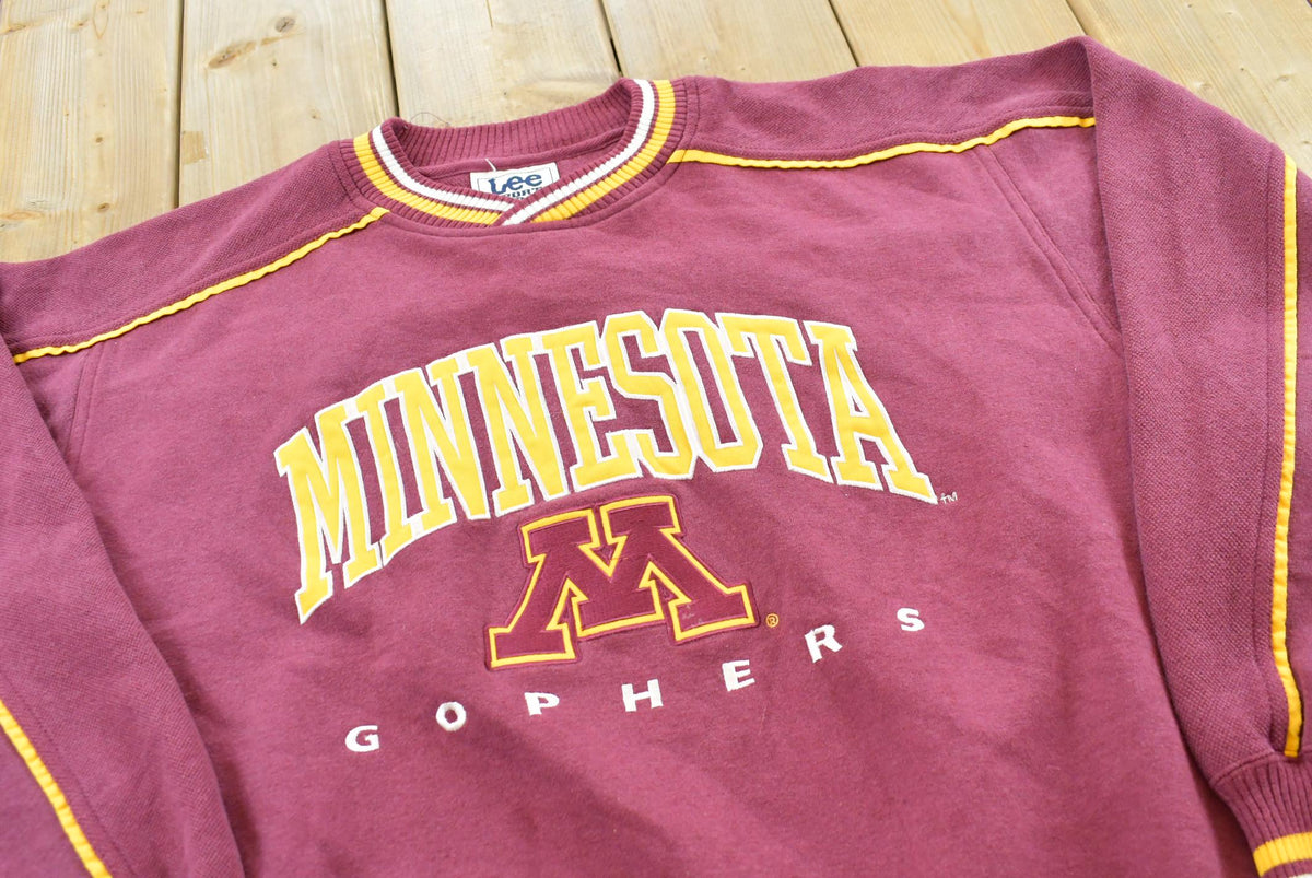 Vintage 1990s Lee Sport University of Minnesota Golden Gophers Crewneck Sweatshirt Men's XL