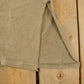 Vintage 1950s Military Undershirt Henley Long Sleeve Shirt Men's Large