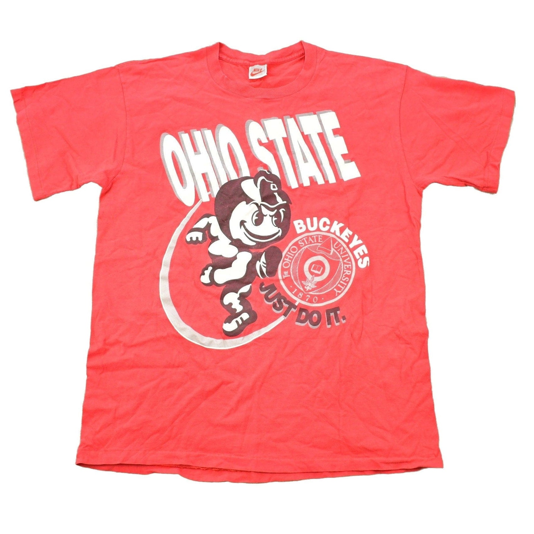 Vintage 1980s Ohio State University Buckeyes Collegiate Nike T-Shirt Men's Large